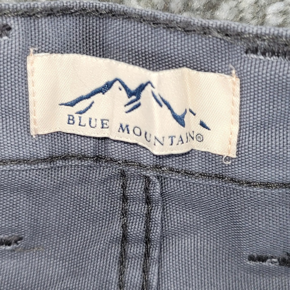 (2) Pair Blue Mountain Mens Gray Cotton Canvas Regular Fit Work Pants 38x34 NEW - Picture 6 of 10